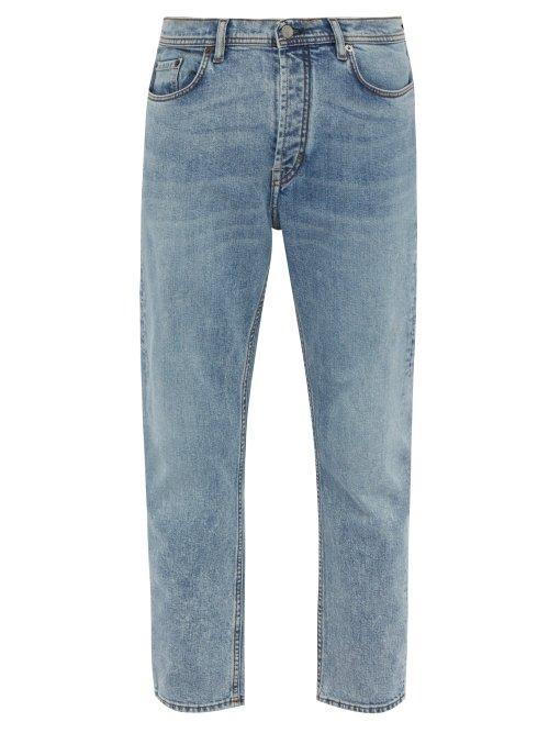 Matchesfashion.com Acne Studios - River Slim Leg Jeans - Mens - Light Blue
