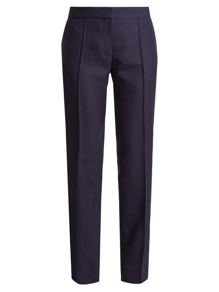 Stella Mccartney Anna Slim-leg Twill Trousers