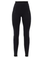 Matchesfashion.com Wardrobe. Nyc - Release 03 High-rise Slit-cuff Leggings - Womens - Black