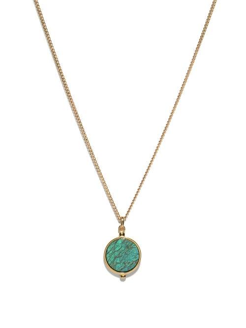 Matchesfashion.com Isabel Marant - Julius Stone-pendant Necklace - Womens - Green
