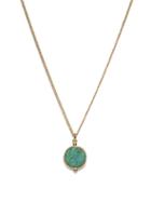 Matchesfashion.com Isabel Marant - Julius Stone-pendant Necklace - Womens - Green