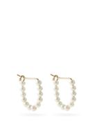 Mizuki - Pearl & 14kt Gold Hoop Earrings - Womens - Pearl