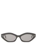 Matchesfashion.com Stella Mccartney - Cat Eye Bio Acetate Sunglasses - Womens - Black