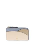 Matchesfashion.com Chlo - Walden Paneled-leather Cardholder - Womens - Beige Multi
