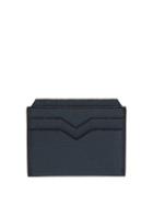 Matchesfashion.com Valextra - Porta Grained-leather Cardholder - Womens - Navy