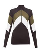 Matchesfashion.com Toni Sailer - Rosalie Half Zip Base Top - Womens - Khaki