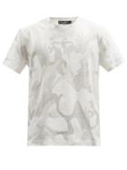 Matchesfashion.com Dolce & Gabbana - Camouflage-print Cotton T-shirt - Mens - White Multi