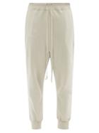 Rick Owens - X Champion Deep-rise Cotton-jersey Track Pants - Womens - Beige