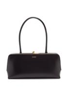 Matchesfashion.com Jil Sander - Top-clasp Leather Bag - Womens - Black