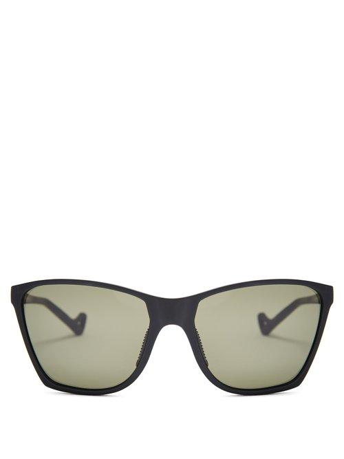 Matchesfashion.com District Vision - Keiichi Square Frame Performance Sunglasses - Mens - Black