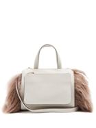 Matchesfashion.com Valextra - Passepartout Medium Leather Bag - Womens - Light Grey