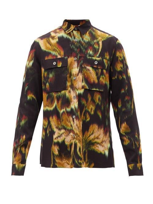 Paul Smith - Floral-print Crepe Shirt - Mens - Multi