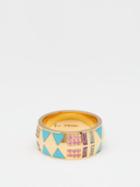 Harwell Godfrey - Juju Sapphire, Topaz & 18kt Gold Ring - Womens - Yellow Gold