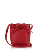 Mansur Gavriel Red-lined Mini Mini Leather Bucket Bag