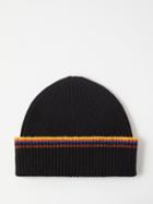Paul Smith - Artist Stripe Wool Beanie Hat - Mens - Black