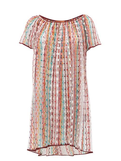 Matchesfashion.com Missoni Mare - Scoop-neck Net Cover Up - Womens - Multi