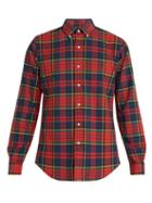 Matchesfashion.com Polo Ralph Lauren - Tartan Print Cotton Shirt - Mens - Red Multi