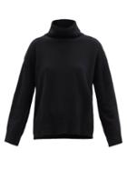 Johnstons Of Elgin - Cashmere Roll-neck Sweater - Womens - Black