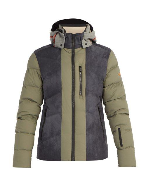 Matchesfashion.com Capranea - Face Down Filled Ski Jacket - Mens - Black Multi
