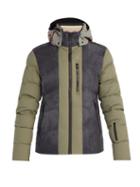 Matchesfashion.com Capranea - Face Down Filled Ski Jacket - Mens - Black Multi