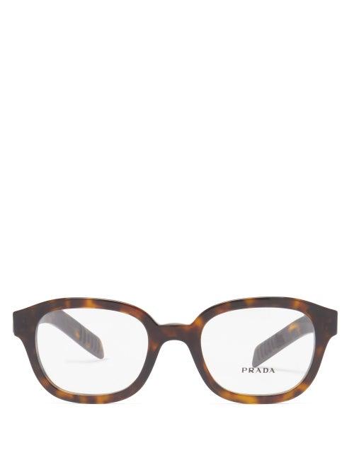 Prada Eyewear - D-frame Tortoiseshell Acetate Glasses - Mens - Tortoiseshell