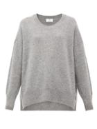 Matchesfashion.com Allude - Oversized Cashmere Sweater - Womens - Dark Grey