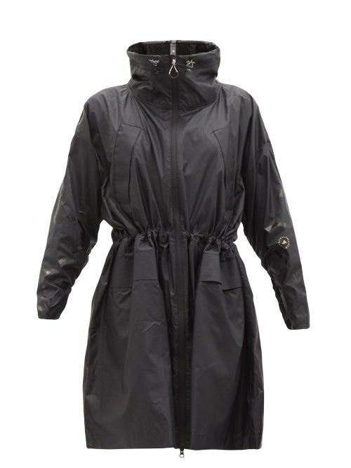 Matchesfashion.com Adidas By Stella Mccartney - Recycled-fibre Blend Windbreaker Jacket - Womens - Black