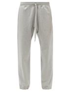 Mens Rtw More Joy By Christopher Kane - More Joy Embroidered Cotton-jersey Track Pants - Mens - Grey