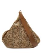 Hillier Bartley Lantern Snakeskin-effect Faux-leather Bag