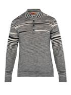 Missoni Striped-wool Polo Shirt