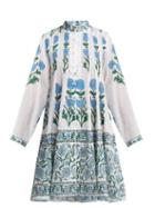 Matchesfashion.com Juliet Dunn - Poppy Print Cover Up - Womens - White Multi