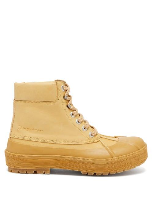 Matchesfashion.com Jacquemus - Meuniers Leather Ankle Boots - Womens - Tan