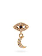 Matchesfashion.com Ileana Makri - 18kt Gold, Sapphire And Diamond Drop Earring - Womens - Gold