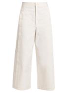 Helmut Lang High-rise Wide-leg Cropped Jeans