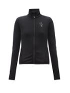 Moncler - Technical-jersey And Shell Layered Hooded Jacket - Womens - Black