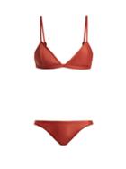 Matchesfashion.com Haight - Low Rise Triangle Bikini - Womens - Tan