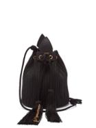 Matchesfashion.com Saint Laurent - Anja Braided Cord And Leather Bucket Bag - Womens - Black