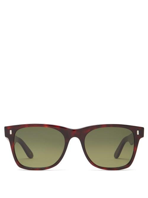 Matchesfashion.com L.g.r Sunglasses - Jambo Square-frame Cellulose-acetate Sunglasses - Mens - Tortoiseshell