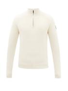 Belstaff - Tide Moss-stitch Cotton-blend Sweater - Mens - Cream