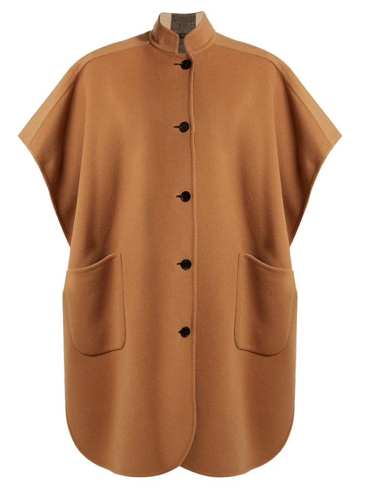 Burberry Reversible Wool-blend Poncho
