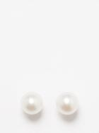 Mateo - Pearl & 14kt Gold Stud Earrings - Womens - Pearl