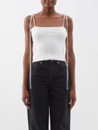 Extreme Cashmere - No.276 Love Cotton-blend Cami Top - Womens - Off White