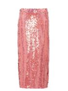 Matchesfashion.com Raey - Sequinned Midi Pencil Skirt - Womens - Pink