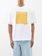 Jacquemus - Bandana-print Cotton-jersey T-shirt - Mens - White Multi