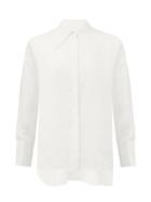 Matchesfashion.com Ssone - Chelsea-collar Hemp Shirt - Womens - Ivory