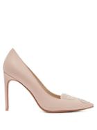 Matchesfashion.com Sophia Webster - Bibi Butterfly Leather Pumps - Womens - Nude Gold
