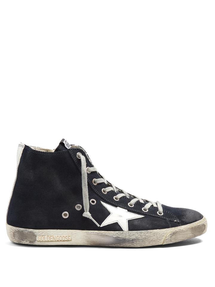 Golden Goose Deluxe Brand Francy High-top Suede Trainers