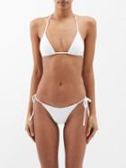 Matteau - The String Recycled-fibre Bikini Top - Womens - Chalk