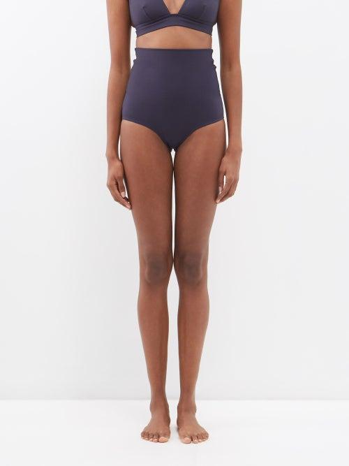 Eres - Gredin High-rise Bikini Briefs - Womens - Dark Blue