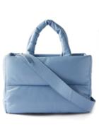 Stand Studio - Daffy Padded Leather Tote Bag - Womens - Light Blue